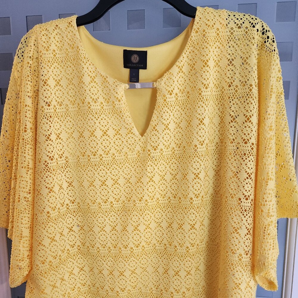 JM Collection: Yellow Casual Top